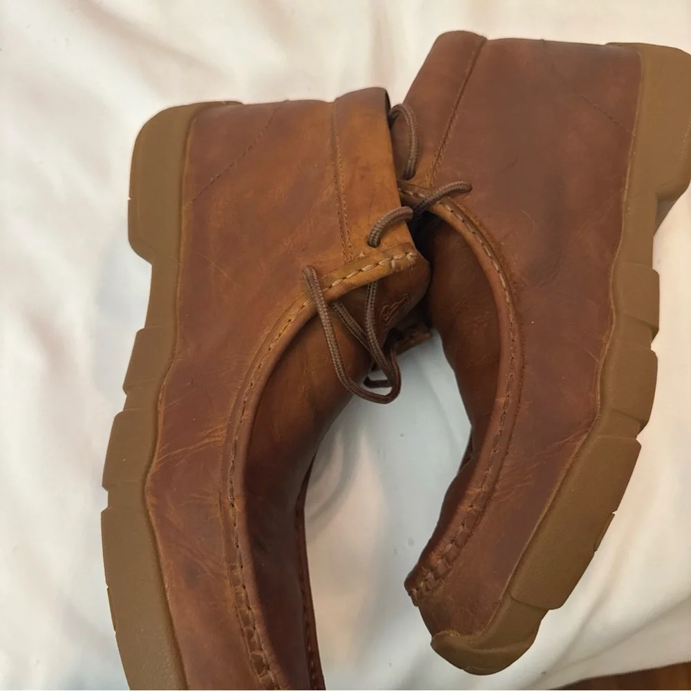 Justin Boots Brown Leather Men's Loafers
